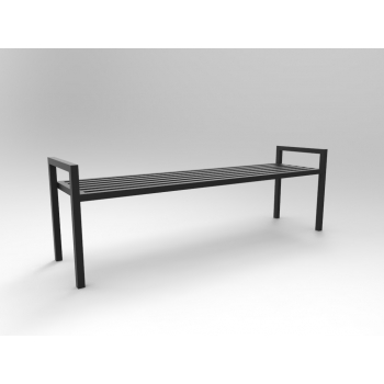 Ławka szatniowa wolnostojąca metalowa - otwarta